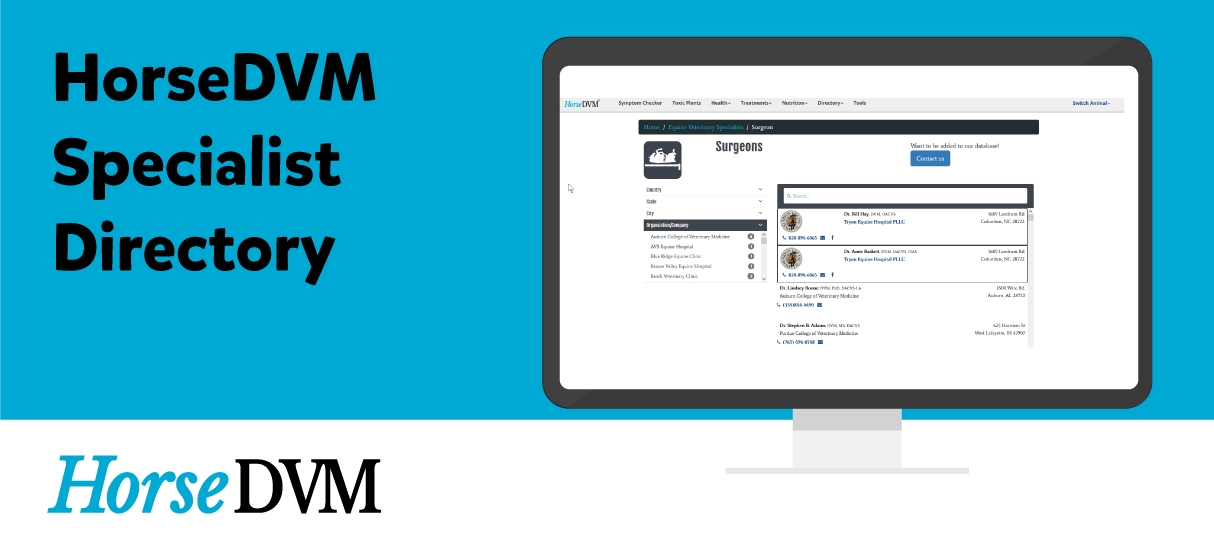 Directory Listing of Equine Veterinarians AZ